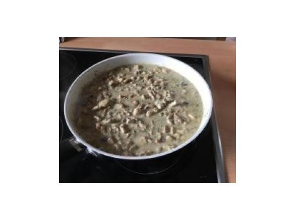 Rahmgeschnetzeltes mit Champignons