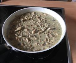Rahmgeschnetzeltes mit Champignons