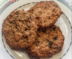 Sojamehl Schoko Mandel Cookies