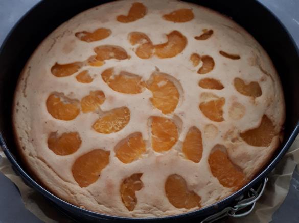 Veganer Mandarinen-Quark-Kuchen
