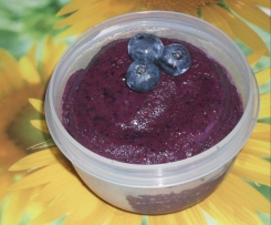 Heidelbeer-Joghurt-Eis (vegan) od. anderes Obst