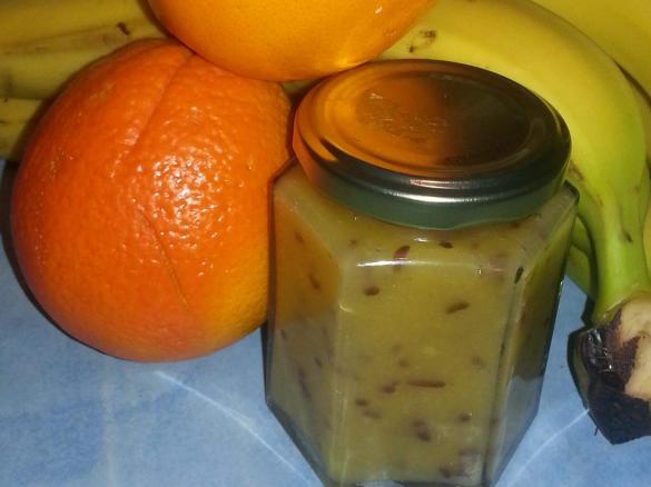 Banane-Orange-Schoki-Aufstrich