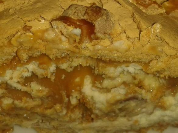 Karamell-Baiser-Rolle