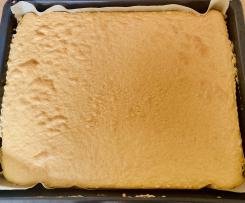 Lockerer Obstboden auf dem Blech