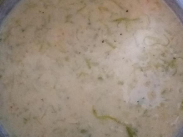 Lauchcremesuppe ohne Sahne