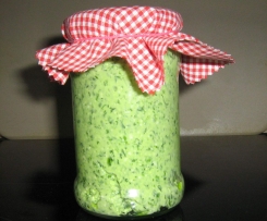 Bärlauch-Feta-Brotaufstrich