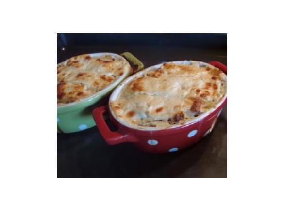 Kartoffel-Hackauflauf mit Feta