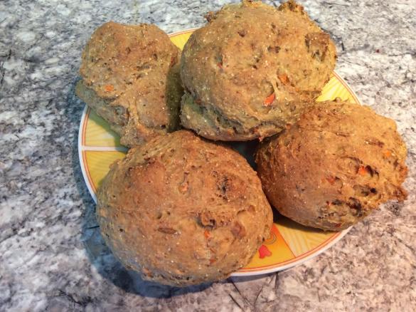 Möhren-Brötchen  vollwertig