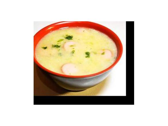 Kartoffelsuppe mit Wiener und Karotten - ohne Sahne 