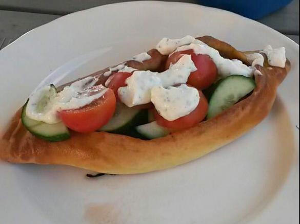 Variation von Hackfleisch - Pide