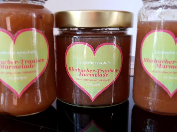 Rhabarber-Trauben-Marmelade