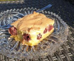 Cremiger Quark Kirsch Kuchen