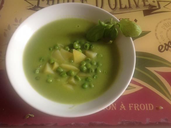 Erbsen-Fenchelsuppe