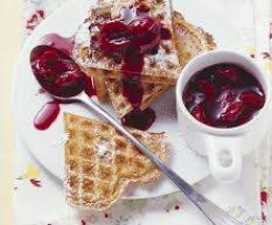 Kirschsauce zu Waffeln 
