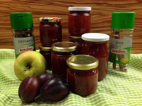 Zwetschken-Apfel-Marmelade