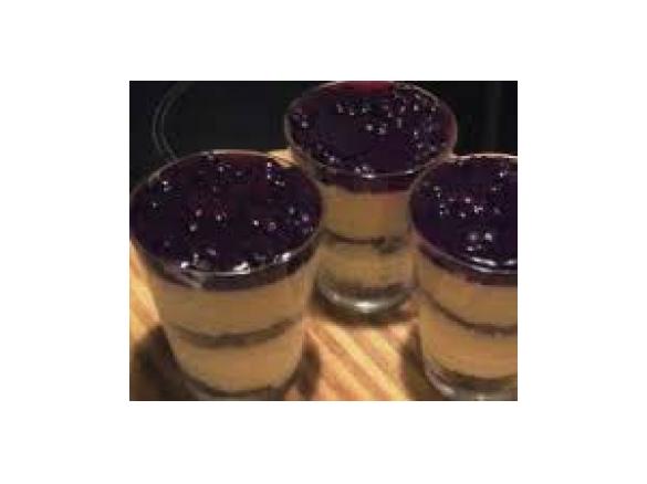 Schneewittchen im Glas (Mohn-Quark-Dessert)