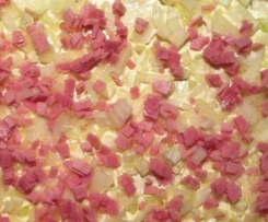 Schinken-Zwiebel-Flammkuchen