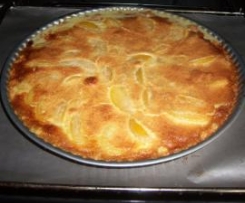 René s Pfirsichtarte - mit Zuckerhaube ..