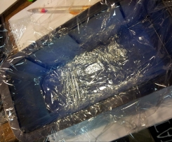 Vanille-Heidelbeer-Parfait