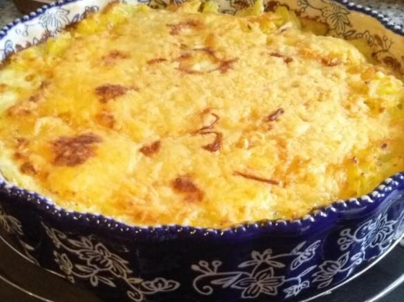 einfaches Kartoffelgratin