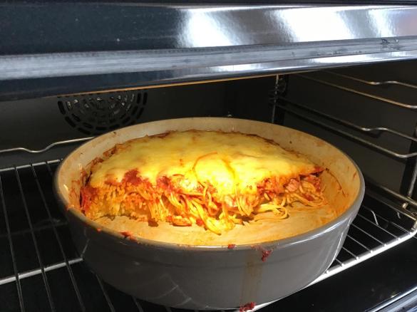 Spaghetti-Auflauf