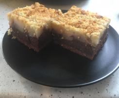 Schoko-Birnen-Blechkuchen mit Streusel