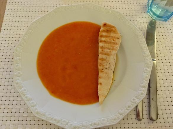 Hähnchenfilet mit Paprika-Mango-Salsa, SWK, WW, hcg Kur, fettarm, Low Carb