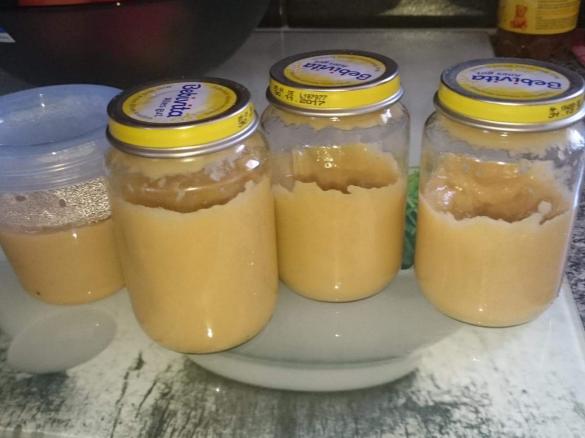 Birnen- Nektarinen- Zwieback Brei 