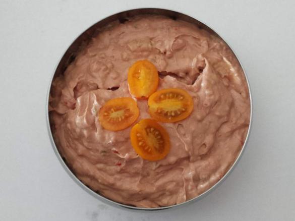 frischer Leberwurst-Brotaufstrich