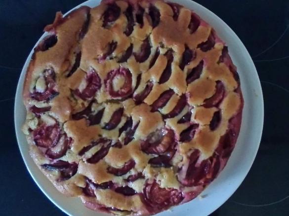 Kokos-Zwetschgen-Kuchen