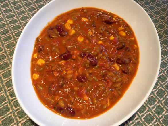 Coffee-Chili con Grünkern