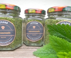 Zitronensalz mit Zitronenmelisse