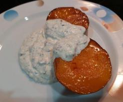 Kürbis mit Frischkäse-Speck-Creme