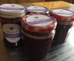 Blaubeer-Bananen-Konfitüre