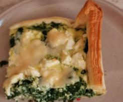 Spinat-Feta-Quiche