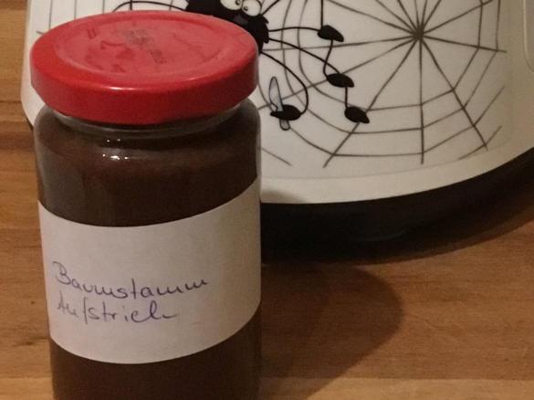 Baumstamm Aufstrich ( Marzipan Nougat )