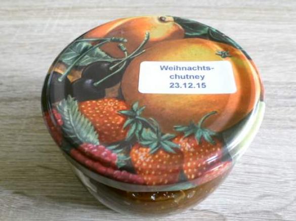 Weihnachts-Chutney (zu Raclette und Fondue)
