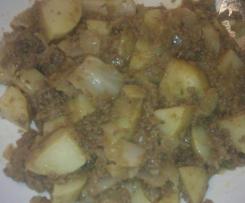 Variation Weißkohl-Hackfleisch-Topf