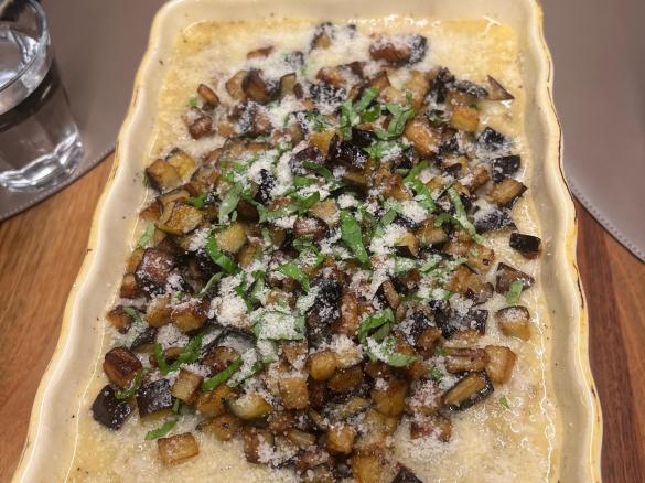 Zitronen-Auberginen-Risotto