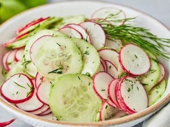 Gurken - Radieschen - Salat