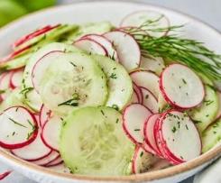 Gurken - Radieschen - Salat