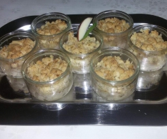 Apfel Walnuss Crumble