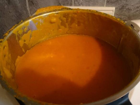 Kürbissüppchen mit Ingwer