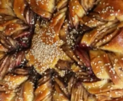 fruchtige Schokoladenblume (Variation der Nutellablume)