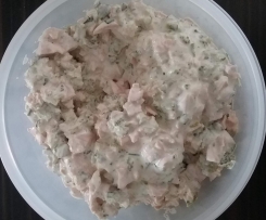 Fleischsalat mit Joghurt