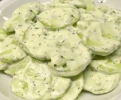 Gurkensalat mit Joghurt a`la Mama