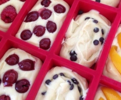 Rührkuchen Ruck-Zuck mit Obst für die 9er Tchibo Form