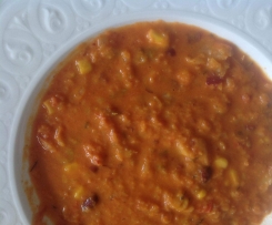 Afrikanischer Erdnusseintopf mit Weißkohl o. Spitzkohl - vegan-