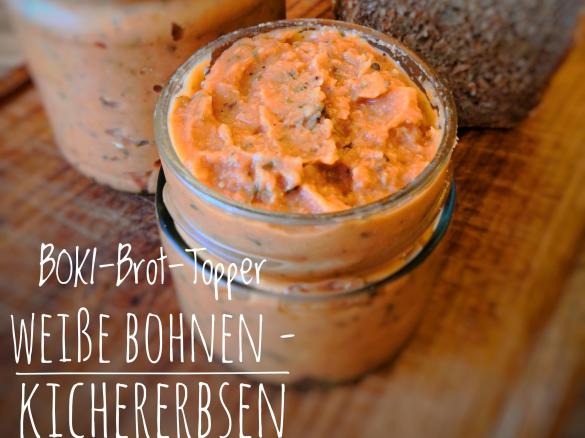 Brotpaste - Weiße Bohnen und Kichererbsen