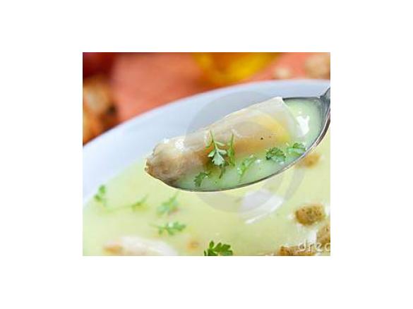  Spargelcreme  Suppe  mit Kerbel